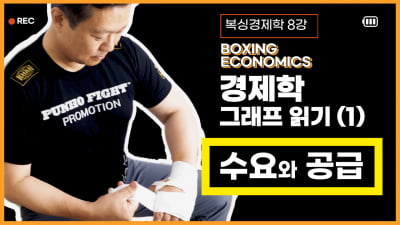 [오 교수의 복싱 경제학 8강] 경제학 그래프 읽기, 수요와 공급