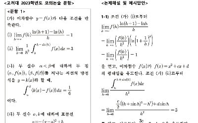  8년 만에 논술 부활…미적분·기하 등 고르게 학습해야