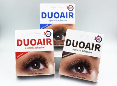 DUOAIR, 포름알데히드 없는 천연라텍스 계열 속눈썹 접착제