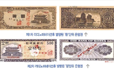  화폐가치 떨어지면 단위를 낮춰 조정하죠