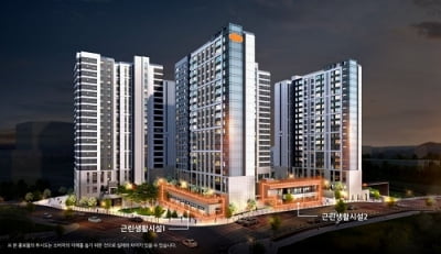 'e편한세상 평촌 어반밸리 단지 내 상가', 계약 열기 눈길