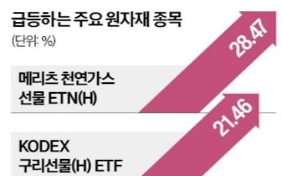  "믿을 건 원자재뿐"…금·구리 ETF 잘나가네